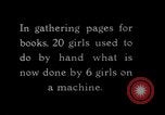Image of gather book pages United States USA, 1931, second 5 stock footage video 65675029575