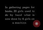 Image of gather book pages United States USA, 1931, second 11 stock footage video 65675029575
