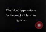 Image of typewriters United States USA, 1931, second 3 stock footage video 65675029576