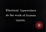 Image of typewriters United States USA, 1931, second 4 stock footage video 65675029576