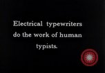 Image of typewriters United States USA, 1931, second 5 stock footage video 65675029576