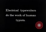 Image of typewriters United States USA, 1931, second 6 stock footage video 65675029576