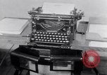 Image of typewriters United States USA, 1931, second 27 stock footage video 65675029576