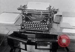Image of typewriters United States USA, 1931, second 28 stock footage video 65675029576
