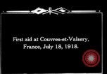 Image blessés les troupes américaines Valsery Couveres-et-France, 1918, de la seconde 3 séquences d'archives historiques vidéo 65675029584
