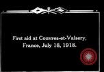 Image blessés les troupes américaines Valsery Couveres-et-France, 1918, de la seconde 4 séquences d'archives historiques vidéo 65675029584