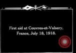 Image blessés les troupes américaines Valsery Couveres-et-France, 1918, de la seconde 6 séquences d'archives historiques vidéo 65675029584