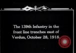 Image of American 139th Infantry troops Verdun France, 1918, second 12 stock footage video 65675029586