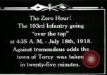 Immagine di American 103 Fanteria Torcy Francia, 1918, secondo 1 filmato di repertorio 65675029596