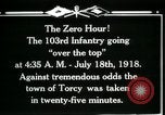 Immagine di American 103 Fanteria Torcy Francia, 1918, secondo 12 filmato di repertorio 65675029596