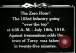 Immagine di American 103 Fanteria Torcy Francia, 1918, secondo 16 filmato di repertorio 65675029596