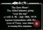 Immagine di American 103 Fanteria Torcy Francia, 1918, secondo 21 filmato di repertorio 65675029596