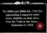 Standbild 305th und 306 Infanterie Longueval Frankreich, 1918, aus Sekunde 18 historischem Filmmaterial Videoclip 65675029597