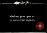 Standbild Beobachtung Ballon Montfaucon Frankreich, 1918, aus Sekunde 61 historischem Filmmaterial Videoclip 65675029598