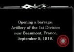 Immagine di American 7 Artiglieria di campo Beaumont Francia, 1918, secondo 18 filmato di repertorio 65675029601