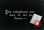 Image of primitive telephone system United States USA, 1928, second 34 stock footage video 65675029611