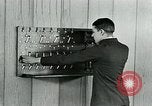 Image of primitive telephone system United States USA, 1928, second 41 stock footage video 65675029611