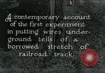Image of underground telephone cables United States USA, 1928, second 1 stock footage video 65675029612
