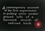 Image of underground telephone cables United States USA, 1928, second 4 stock footage video 65675029612