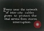 Image of laying telephone lines United States USA, 1928, second 5 stock footage video 65675029613