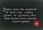 Image of laying telephone lines United States USA, 1928, second 6 stock footage video 65675029613