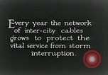 Image of laying telephone lines United States USA, 1928, second 7 stock footage video 65675029613