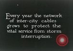 Image of laying telephone lines United States USA, 1928, second 9 stock footage video 65675029613