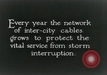 Image of laying telephone lines United States USA, 1928, second 10 stock footage video 65675029613