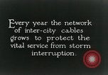 Image of laying telephone lines United States USA, 1928, second 11 stock footage video 65675029613