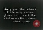 Image of laying telephone lines United States USA, 1928, second 12 stock footage video 65675029613