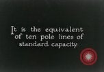 Image of telephone lines United States USA, 1928, second 38 stock footage video 65675029614