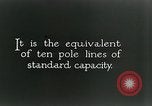 Image of telephone lines United States USA, 1928, second 42 stock footage video 65675029614