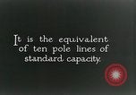 Image of telephone lines United States USA, 1928, second 43 stock footage video 65675029614