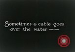Image of underwater telephone lines United States USA, 1928, second 3 stock footage video 65675029615