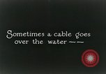 Image of underwater telephone lines United States USA, 1928, second 4 stock footage video 65675029615