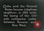 Image of Submarine telephone cable Cuba, 1928, second 3 stock footage video 65675029616