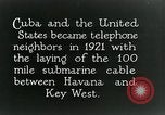 Image of Submarine telephone cable Cuba, 1928, second 8 stock footage video 65675029616