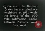 Image of Submarine telephone cable Cuba, 1928, second 11 stock footage video 65675029616