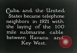 Image of Submarine telephone cable Cuba, 1928, second 13 stock footage video 65675029616