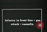 Image of gas attack in World War 1 France, 1918, second 3 stock footage video 65675029619