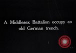 Standbild Middlesex Bataillon Frankreich, 1918, aus Sekunde 1 historischem Filmmaterial Videoclip 65675029635