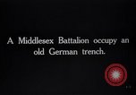 Standbild Middlesex Bataillon Frankreich, 1918, aus Sekunde 6 historischem Filmmaterial Videoclip 65675029635
