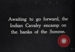 Standbild indische Kavallerie Encamp Frankreich, 1918, aus Sekunde 3 historischem Filmmaterial Videoclip 65675029636