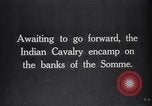 Standbild indische Kavallerie Encamp Frankreich, 1918, aus Sekunde 4 historischem Filmmaterial Videoclip 65675029636