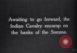 Standbild indische Kavallerie Encamp Frankreich, 1918, aus Sekunde 5 historischem Filmmaterial Videoclip 65675029636
