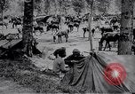 Standbild indische Kavallerie Encamp Frankreich, 1918, aus Sekunde 15 historischem Filmmaterial Videoclip 65675029636