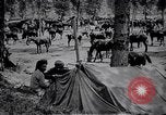 Standbild indische Kavallerie Encamp Frankreich, 1918, aus Sekunde 18 historischem Filmmaterial Videoclip 65675029636
