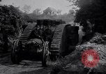 Image of British Mark IV (female) tank with hitchhikers France, 1916, second 20 stock footage video 65675029642