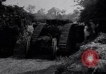 Image of British Mark IV (female) tank with hitchhikers France, 1916, second 25 stock footage video 65675029642