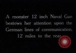 Image of 12 inch naval gun France, 1918, second 1 stock footage video 65675029644